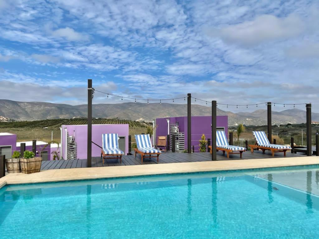 Villa Flor De Cera Valle de Guadalupe Exterior foto